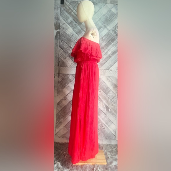 MICHAEL STARS NWOT TARA DOUBLE GAUZE STRAPLESS DRESS - Picture 10 of 13